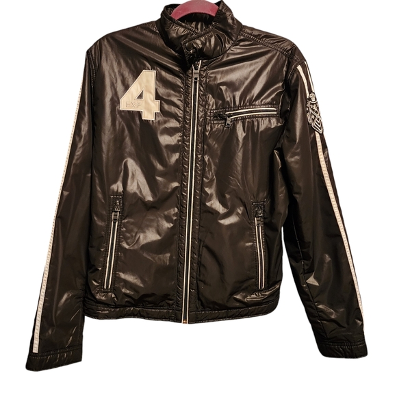 Express Nylon Moto Zip-Up Jacket - Picture 2 of 12